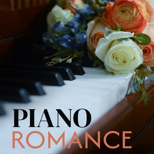 Release Cover Johann Sebastian Bach, Ludwig van Beethoven, Wolfgang Amadeus Mozart, Pyotr Ilyich Tchaikovsky, Frédéric Chopin, Franz Liszt, Claude Debussy, George Frideric Handel, Franz Schubert, Johannes Brahms, Antonio Vivaldi, Erik Satie - Piano Romance