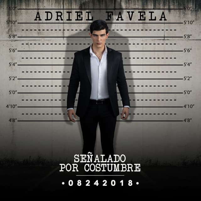 Release Cover Adriel Favela - Señalado por Costumbre