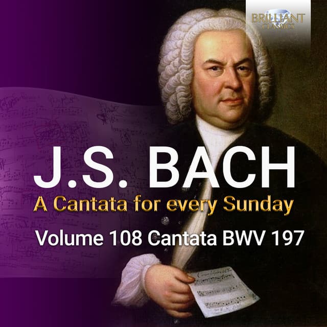 Release Cover Johann Sebastian Bach, Netherlands Bach Collegium, Pieter Jan Leusink, Holland Boys Choir - J.S. Bach: Gott ist unsre Zuversicht, BWV 197