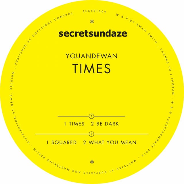 Release Cover Youandewan - Times