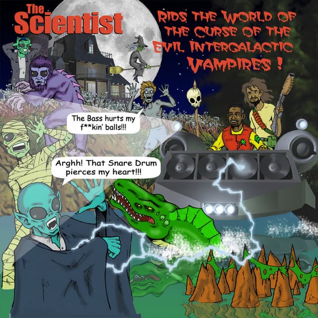 Release Cover Scientist - The Scientist Rids the World of the Evil Curse of The Intergalactic Vampire