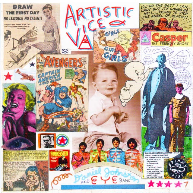 Release Cover Daniel Johnston - Artistic Vice