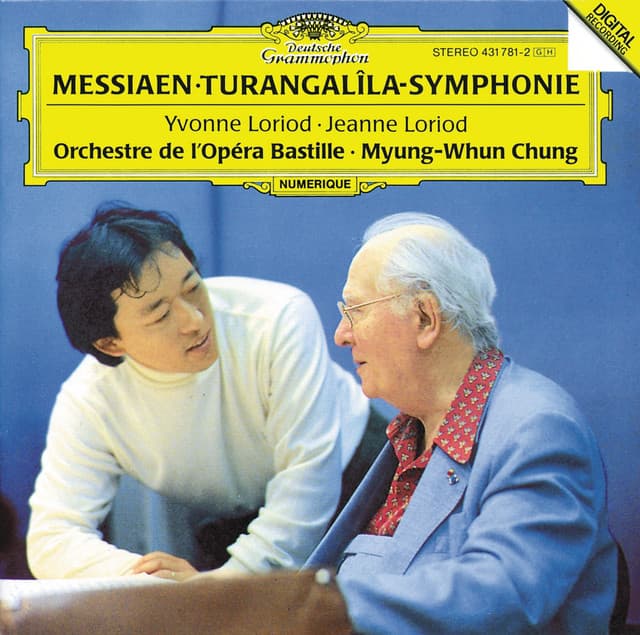 Release Cover Olivier Messiaen, Yvonne Loriod, Jeanne Loriod, Orchestre De La Bastille, Myung-Whun Chung - Messiaen: Turangalîla Symphony