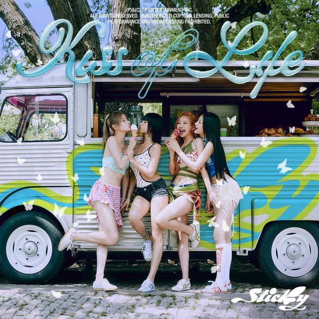 Release Cover KISS OF LIFE - Sticky