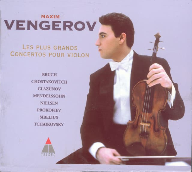 Release Cover Maxim Vengerov, Claudio Abbado, Daniel Barenboim, Kurt Masur, Mstislav Rostropovich, Berliner Philharmoniker, Chicago Symphony Orchestra, Gewandhausorchester, London Symphony Orchestra - Maxim Vengerov - Great Violin Concertos