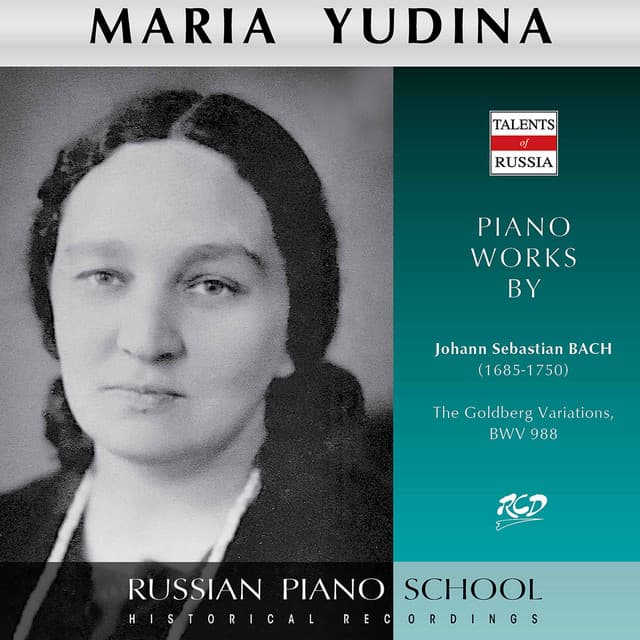 Release Cover Johann Sebastian Bach, Maria Yudina - J.S. Bach: Goldberg Variations, BWV 988