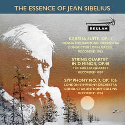 Release Cover Jean Sibelius, Wiener Philharmoniker, London Symphony Orchestra, Griller Quartet - The Essence of Jean Sibelius