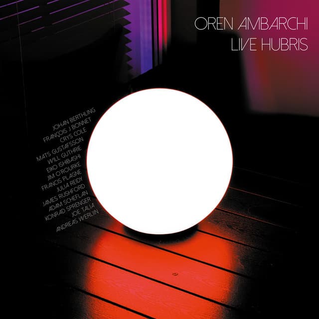 Release Cover Oren Ambarchi - Live Hubris
