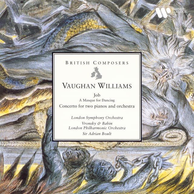 Release Cover Ralph Vaughan Williams, Sir Adrian Boult, London Philharmonic Orchestra, London Symphony Orchestra - Vaughan Williams: Job, A Masque for Dancing & Concerto for two Pianos