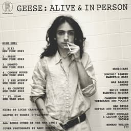 Release Cover Geese - Alive & In Person