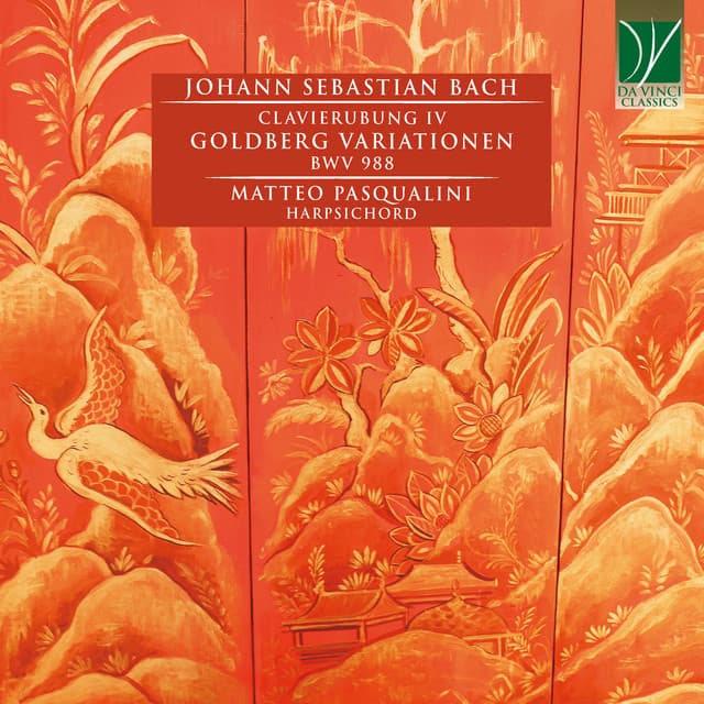 Release Cover Johann Sebastian Bach, Matteo Pasqualini - Bach: Clavierubung IV - Goldberg Variationen, BWV 988