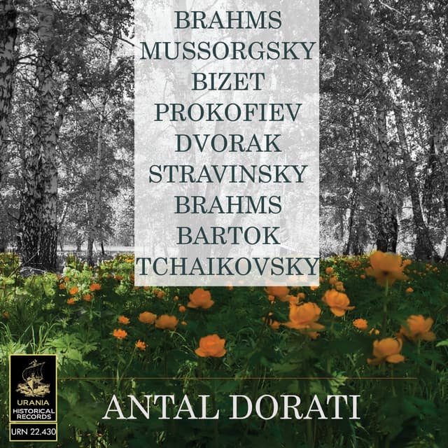 Release Cover Antal Doráti, London Symphony Orchestra, London Philharmonic Orchestra, Minneapolis Symphony Orchestra, Royal Concertgebouw Orchestra - Dorati Conducts Brahms, Tchaikovsky, Mussorgsky and Others