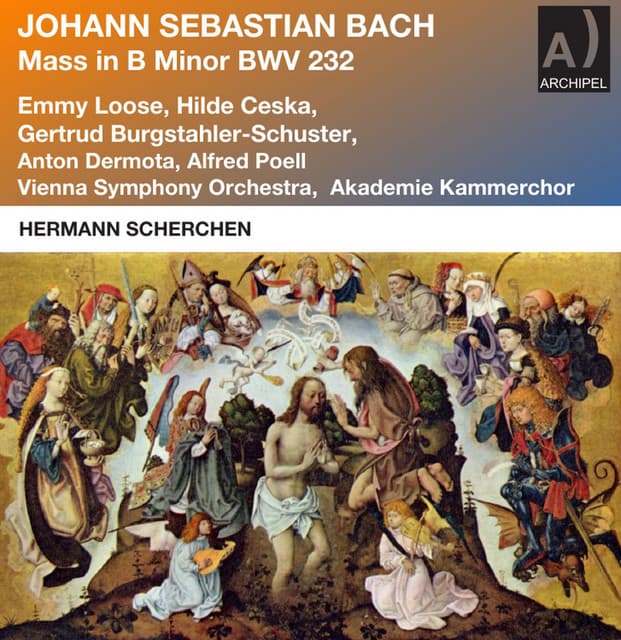 Release Cover Johann Sebastian Bach, Hermann Scherchen, Wiener Akademie Kammerchor, Anton Heiller, Wiener Symphoniker - J.S. Bach: Mass in B Minor, BWV 232 (Remastered 2023)