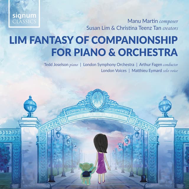 Release Cover Manu Martin, London Symphony Orchestra, Tedd Joselson, Arthur Fagen - Lim Fantasy of Companionship for Piano and Orchestra