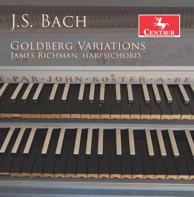 Release Cover Johann Sebastian Bach, James Richman - J.S. Bach: Goldberg Variations, BWV 988