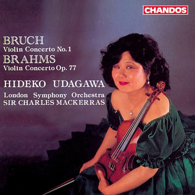 Release Cover Hideko Udagawa, Sir Charles Mackerras, London Symphony Orchestra - Bruch: Violin Concerto, Op. 26 - Brahms: Violin Concerto, Op. 77