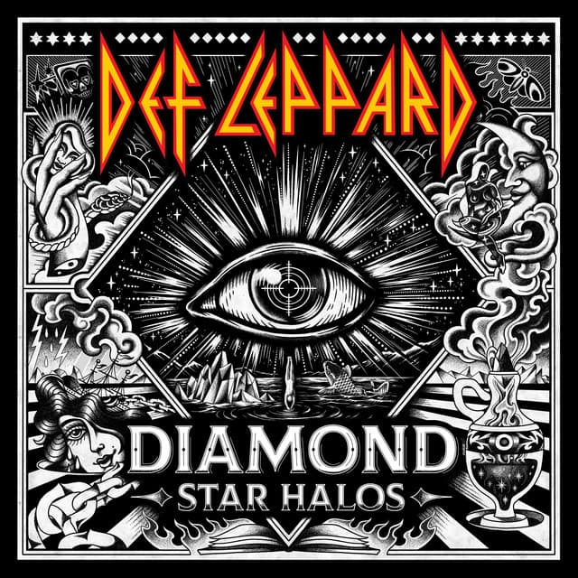 Release Cover Def Leppard - Diamond Star Halos