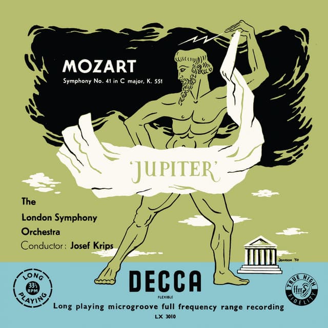 Release Cover Wolfgang Amadeus Mozart, London Symphony Orchestra, Josef Krips - Mozart: Symphonies Nos. 39 & 41; Overture, Le nozze di Figaro (Remastered by Andrew Hallifax 2024)