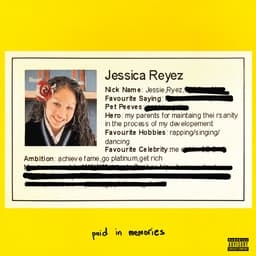 Release Cover Jessie Reyez - PAID IN MEMORIES