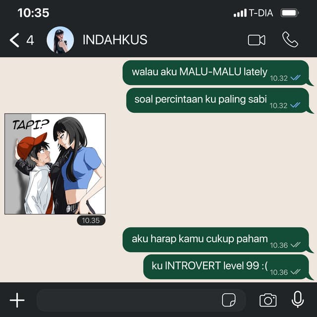 Release Cover dia, INDAHKUS - MALU MALU