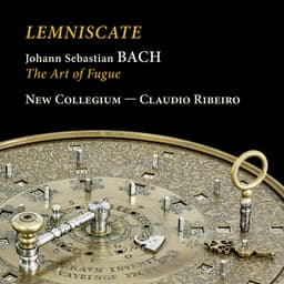 Release Cover Johann Sebastian Bach, New Collegium, Claudio Ribeiro - Lemniscate - Bach: The Art of Fugue