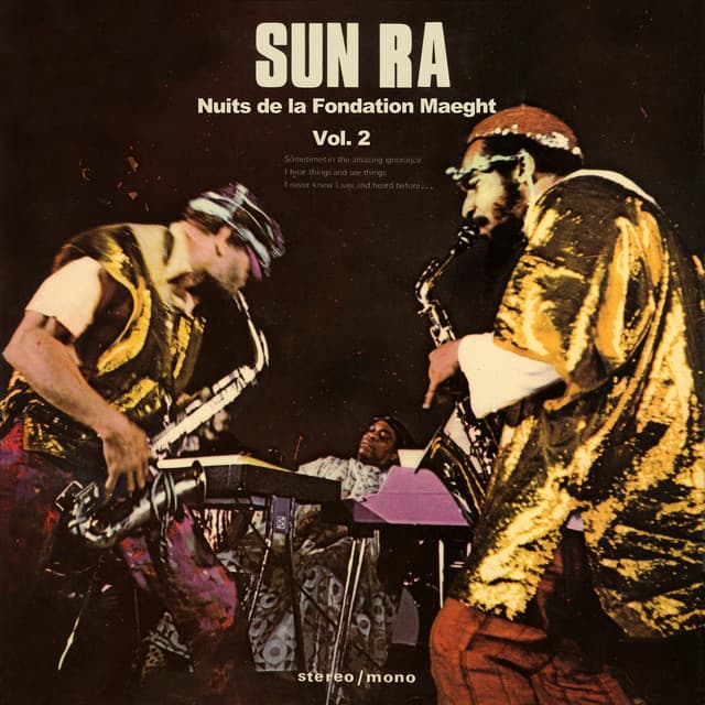 Release Cover Sun Ra - Nuits de la Fondation Maeght, Vol. 2