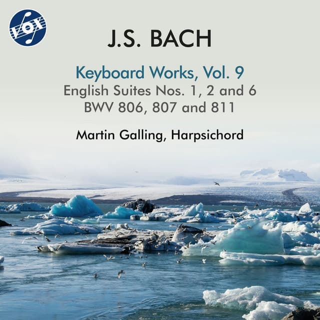 Release Cover Johann Sebastian Bach, Martin Galling - J.S. Bach: Keyboard Works, Vol. 9