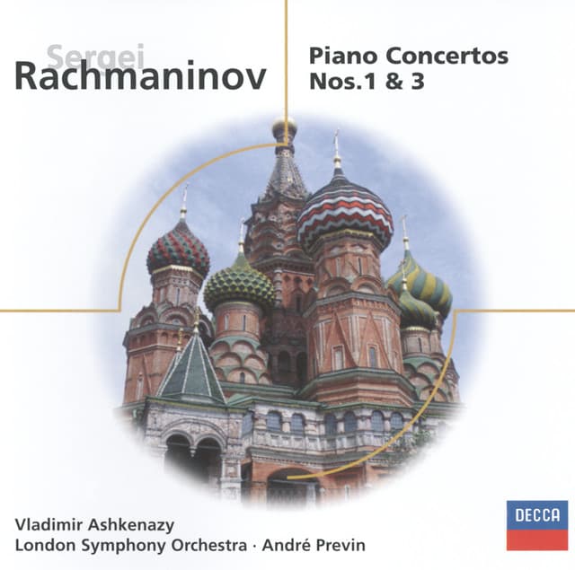 Release Cover Sergei Rachmaninoff, Vladimir Ashkenazy, London Symphony Orchestra, André Previn - Rachmaninov: Piano Concertos Nos.1 & 3