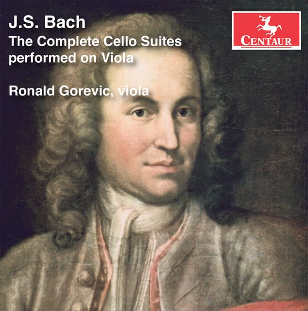 Release Cover Johann Sebastian Bach, Ronald Gorevic - J. S. Bach: The Complete Cello Suites Performed on Viola