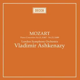 Release Cover Wolfgang Amadeus Mozart, Vladimir Ashkenazy, London Symphony Orchestra - Mozart: Piano Concertos Nos. 21 & 23