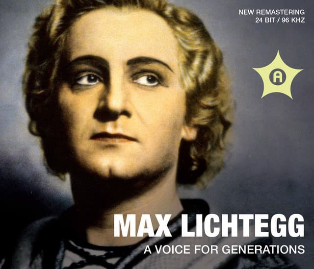 Release Cover Max Lichtegg, Los Angeles Philharmonic, Orchestre de la Suisse Romande, Tonhalle-Orchester Zürich, London Symphony Orchestra, Theodor Lichtmann, Hans Willi-hauesslein - Max Lichtegg a Voice for Generations