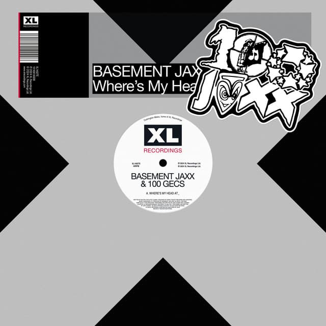 Release Cover Basement Jaxx, 100 gecs - where's my head at _