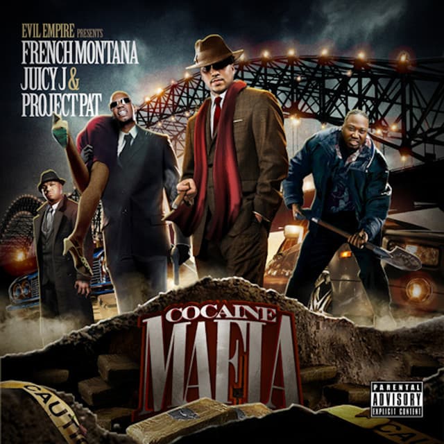 Release Cover French Montana, Juicy J, Project Pat - Cocaine Mafia