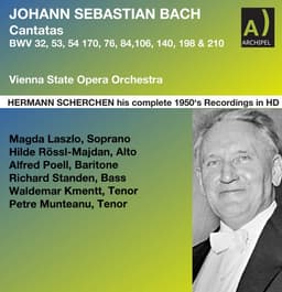 Release Cover Johann Sebastian Bach, Vienna State Opera Orchestra, Hermann Scherchen, Magda Laszlo, Hilde Rössel Majdan - J.S. Bach: Cantatas, BWV 32, 53, 54, 170, 76, 84, 106, 140, 198 & 210 (Remastered 2023)