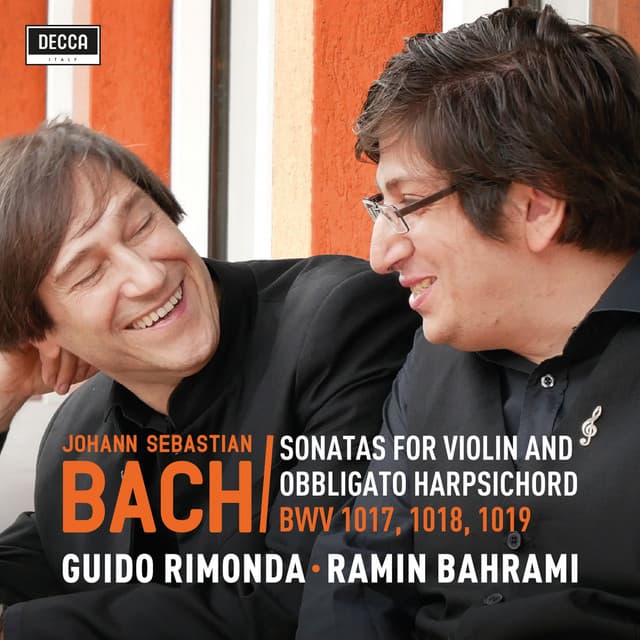 Release Cover Johann Sebastian Bach, Guido Rimonda, Ramin Bahrami - Sonatas for Violin and Harpsichord BWV 1017, 1018, 1019