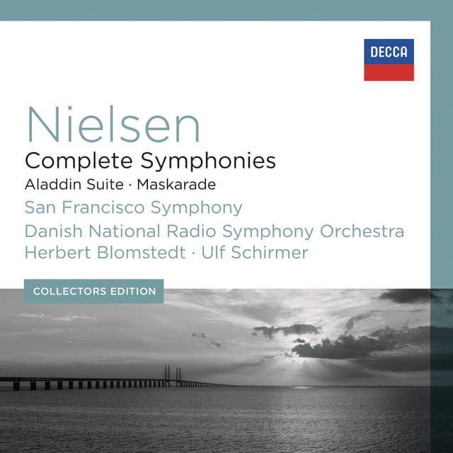 Release Cover Carl Nielsen, San Francisco Symphony, Herbert Blomstedt, Danish National Symphony Orchestra, Ulf Schirmer - Nielsen: Complete Symphonies; Aladdin Suite; Maskarade