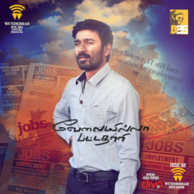 Release Cover Anirudh Ravichander - Velai Illa Pattadhaari (Original Motion Picture Soundtrack)