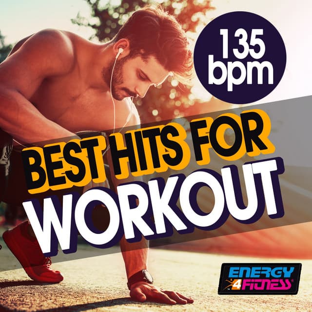 Release Cover Various Artists - 135 BPM Best Hits for Workout (15 Tracks Non-Stop Mixed Compilation for Fitness & Workout)