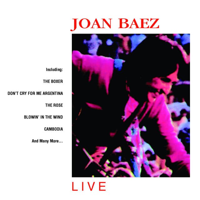 Release Cover Joan Baez - Live