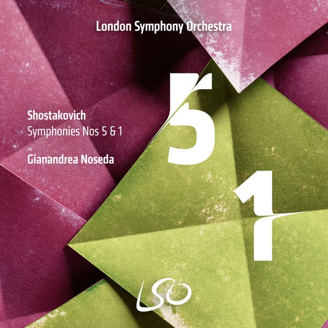 Release Cover Dmitri Shostakovich, London Symphony Orchestra, Gianandrea Noseda - Shostakovich: Symphonies Nos. 5 & 1