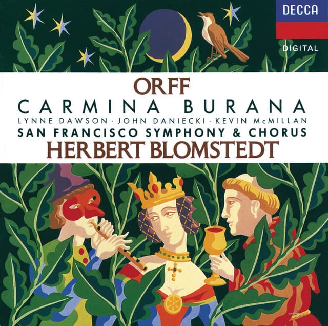 Release Cover Carl Orff, Lynne Dawson, John Daniecki, Kevin McMillan, San Francisco Girls Chorus, San Francisco Boys Chorus, San Francisco Symphony Chorus, San Francisco Symphony, Herbert Blomstedt - Orff: Carmina Burana