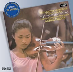 Release Cover Kyung Wha Chung, Pyotr Ilyich Tchaikovsky, London Symphony Orchestra, Jean Sibelius, André Previn - Tchaikovsky/Sibelius: Violin Concertos