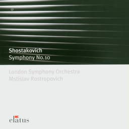 Release Cover Dmitri Shostakovich, Mstislav Rostropovich, London Symphony Orchestra - Shostakovich: Symphony No. 10