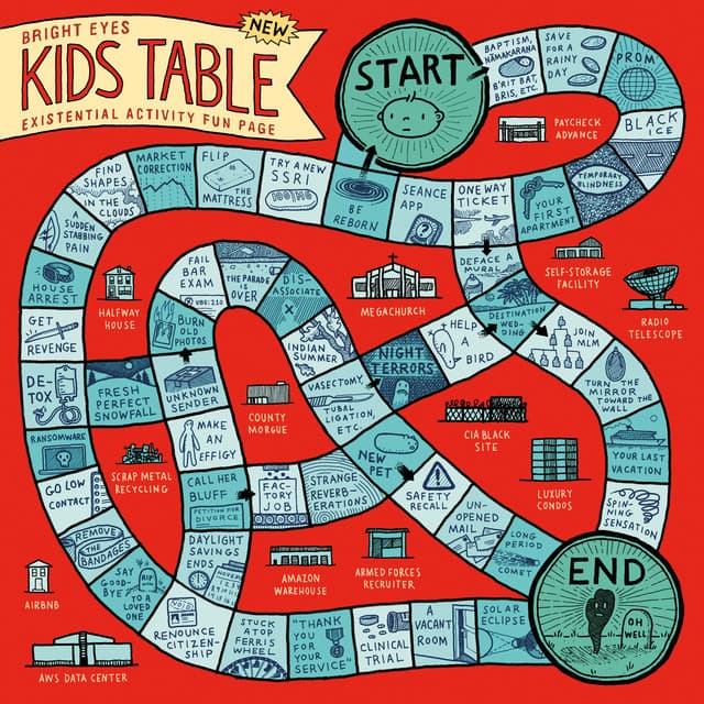 Release Cover Bright Eyes - Kids Table