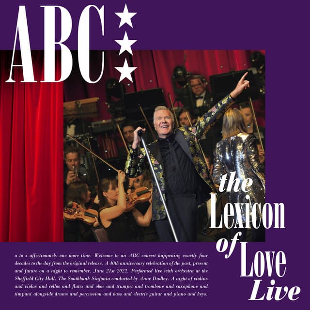 Release Cover ABC - Lexicon of Love 40th Anniversary Live At Sheffield City Hall