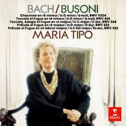 Release Cover Ferruccio Busoni, Johann Sebastian Bach, Maria Tipo - Bach / Busoni