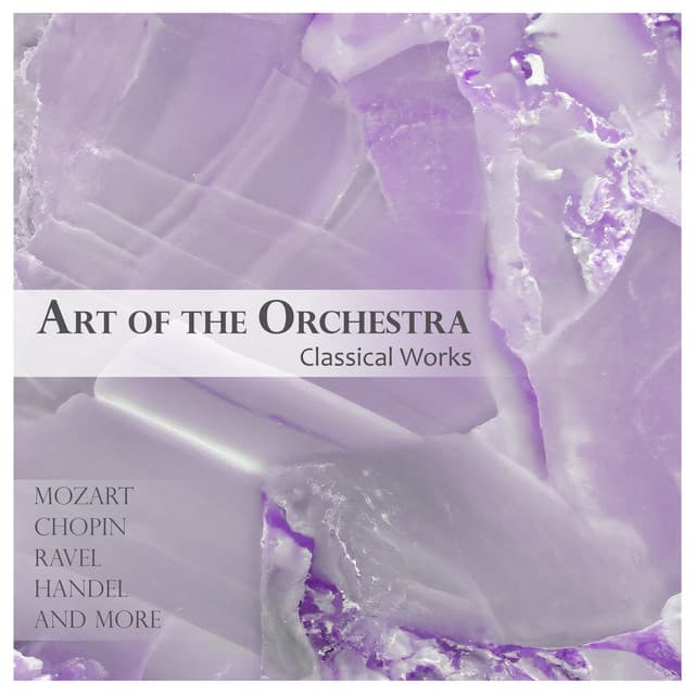 Release Cover Wolfgang Amadeus Mozart, Johann Sebastian Bach, Johannes Brahms, Pyotr Ilyich Tchaikovsky, Franz Schubert, Maurice Ravel, Frédéric Chopin, George Frideric Handel, Antonio Vivaldi - Art of the Orchestra: Classical Works