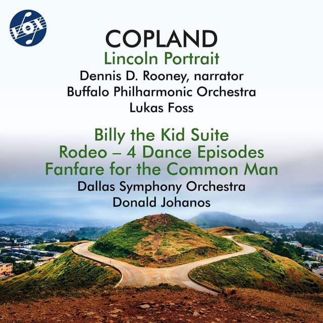 Release Cover Aaron Copland, Buffalo Philharmonic Orchestra, Dallas Symphony Orchestra, Lukas Foss, Donald Johanos - Copland: Works for Orchestra