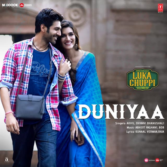 Release Cover Akhil, Dhvani Bhanushali, Kunaal Vermaa - Duniyaa (From "Luka Chuppi")