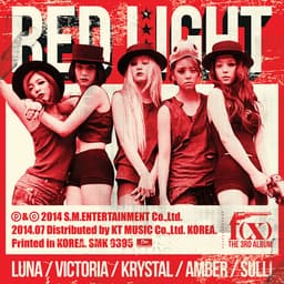 Release Cover f(x) - Red Light - The 3rd Album